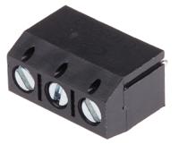 897-0730 RS PRO PCB Terminal Block, 3-Contact, 5mm Pitch, Through Hole Mount, 1-Row, Screw Termination