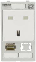 4000-68000-4520001 Murrelektronik Limited White Plug Socket, 2 + PE Poles, 13A