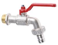 486-198 RS PRO Chrome Plated Brass Lever Bib Tap, 3/4in