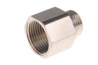 623-906 RS PRO Thread Converter, Conduit Fitting, 9mm Nominal Size, PG9 → M20, Brass, Silver