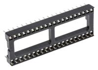 w3140trc Winslow, W3100 2.54mm Pitch Vertical 40 Way, Through Hole Stamped Pin Open Frame IC Dip Socket, 10A