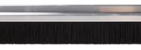 326-9814 RS PRO Black Aluminium, Nylon Brush Strip, 19mm