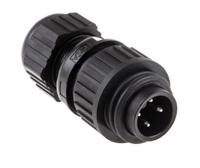 934124100-ca-3-ls Hirschmann Circular Connector, 4 Contacts, Cable, M22 Connector, Plug, Male, IP67, CA Series