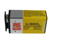 209-5317 RS PRO Lithium Thionyl Chloride 9V Battery 9V