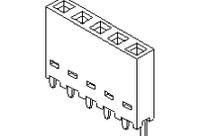 901471108 Molex Straight Through Hole Mount PCB Socket, 8-Contact, 1-Row, 2.54mm Pitch, Plug-In Termination