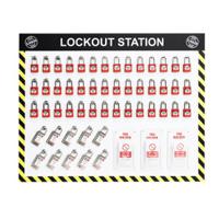 c2956 Spectrum Industrial 17 Padlock Lockout Station