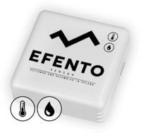 5905309600102 Efento 5906660327042 Temperature & Humidity Data Logger, Bluetooth, 2 Input Channel(s)
