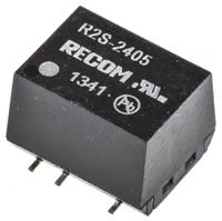 r2s-2405 Recom R2S DC-DC Converter, 5V dc/ 400mA Output, 21.6 → 26.4 V dc Input, 2W, Surface Mount, +100°C Max Temp -40°C