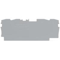 2004-1491 WAGO TOPJOB S Series End And Intermediate Plate for Use with DIN Rail Terminal Block