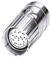 1619752 Phoenix Contact Circular Connector, 16 + 3 Contacts, Cable Mount, M23 Connector, Socket, Female, IP67, CA Series
