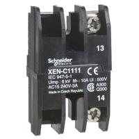 xenc1141 Schneider Electric Harmony Series Contact Block for Use with XACB, XACM, 500V, DPST