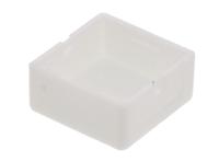 aml51-c10w Indicator Lens Square Style, White, 20.5mm Long