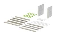 53226860hmt1-bgt-2268012-bn Bopla Interzoll Series 6U Aluminium Subrack, 84HP, 218mm Depth