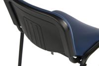 625-796 RS PRO Blue Polyurethane Stacking Chair, 140kg Weight Capacity