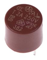 3821200041 Wickmann PC Board Non Resettable Fuse, Radial 2A, 250V ac