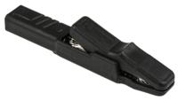 932146100 Hirschmann Test & Measurement Crocodile Clip 4 mm Connection, Brass Contact, 25A, Black