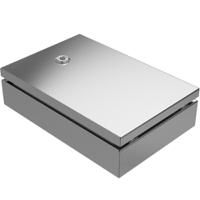 213-4047 RS PRO 304 Stainless Steel Wall Box, IP66, 200 mm x 300 mm