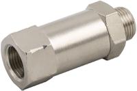 187-5698 RS PRO 6063 Non Return Valve 3/8 in Male Inlet, 2 to 8bar