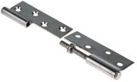 665-9942 RS PRO Stainless Steel Butt Hinge with a Lift-off Pin, 102mm x 78mm x 2.5mm
