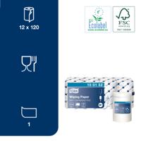 100152 Tork Rolled White Paper Towel, 120 m x 200mm, 12 Sheets