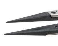 3cprsa1 ideal-tek 130 mm, PEEK (Tip), Stainless Steel (Body), ESD Tweezers