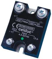 scm030200 Celduc SCM Series Solid State Relay, 30 A Load, Panel Mount, 200 V dc Load, 32 V dc Control