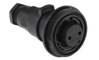 px0737s Bulgin Circular Connector, 2 Contacts, In-Line, Standard Connector, Socket, Female, IP68, Standard Buccaneer Series