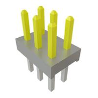 tmm-103-01-s-d Samtec TMM Series Right Angle Through Hole PCB Header, 50 Contact(s), 2 mm Pitch, 2 Row, Unshrouded