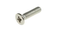 264-6478 RS PRO Pozi M3 Countersunk A4 316 Stainless Steel Machine Screw DIN 965 x 12.0mm