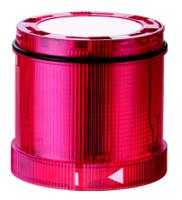 64712055 Werma KS72 Series Red EVS, Flashing Effect Flashing Light Element, 24 V, LED Bulb, DC, IP65