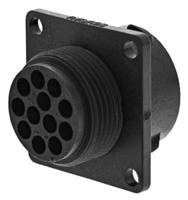 uts01412s Souriau Sunbank by Eaton Circular Connector, 12 Contacts, Flange, Standard Connector, Plug, Female, IP68, IP69K, UTS