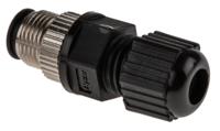 1838275-3 TE Connectivity Circular Connector, 5 Contacts, Cable, M12 Connector, Plug, Male, IP67, M12 Series