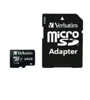 47042 Verbatim 64 GB MicroSDXC Micro SD Card, V30