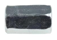 276-544 30mm Bright Zinc Plated Steel Coupling Nut, M10