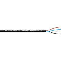 7038862 Lapp UNITRONIC Sensor LifY 11Y Control Cable, 5 Cores, 0.25 mm² CSA 23 AWG, Unscreened, 50 m, Black Polyvinyl Chloride