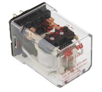 348-784 RS PRO Plug In Power Relay, 24V dc Coil, 10A Switching Current, DPDT