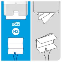 552000 Tork Plastic White Wall Mounting Paper Towel Dispenser, 114mm x 458mm x 314mm