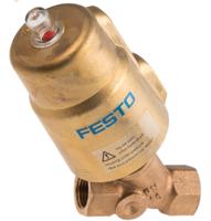 vzxf-l-m22c-m-b-g12-120-h3b1-50-16 Festo Angle Seat type Pneumatic Actuated Valve, BSP 1/2in, 16 bar