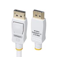 dp12-cable-10ftw StarTech.com Male DisplayPort to Male DisplayPort, Thermoplastic  Cable, 4K @ 60Hz, 3m
