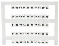 501-689 RS PRO Marker Card for use with DIN Rail Terminal
