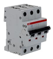 2cds253001r0255-s203-b25 ABB System Pro M Compact S200 MCB, 3P, 25A Curve B, 400V AC, 10 kA Breaking Capacity