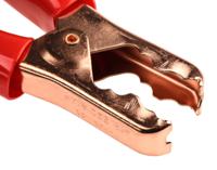 bu-41a-2 Mueller Electric Crocodile Clip, Copper-Plated Steel Contact, 200A, Red