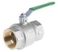 141-7712 RS PRO Brass Full Bore, 2 Way, Ball Valve, Threaded, BSPP 2in, 40bar Operating Pressure