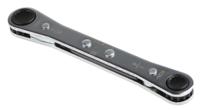 41561620 STAHLWILLE Ratchet Ring Spanner, 1/4in, Imperial, Double Ended, 109 mm Overall