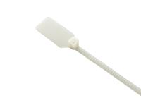 603-235 RS PRO Cable Ties, 248.5mm x 3.5mm, Natural Nylon, Pk-100