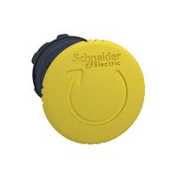zb5as55 Schneider Electric Harmony XB5 Series Yellow Latching Push Button Head, 22mm Cutout, IP66, IP67, IP69(IP69K)