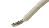 391045-wh005 Alpha Wire Hook-up Wire Silicone Series White 5.2 mm² Hook Up Wire, 10 AWG, 105/0.25 mm, 30m, Silicone Rubber