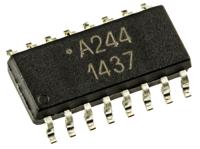 acpl-244-500e Broadcom, ACPL-244-500E AC Input Transistor Output Quad Optocoupler, Surface Mount, 16-Pin SOIC