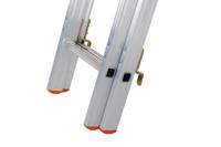 217-799 RS PRO 7 Step Steel Extension Ladder, 5.02mm Open Length