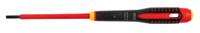 be-8040s Bahco Slotted  Screwdriver, 4 x 0.8 mm Tip, 100 mm Blade, VDE/1000V, 222 mm Overall
